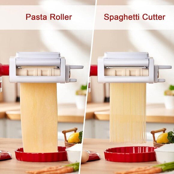 ANTREE 3-IN-1 Pasta Attachment & Ravioli Attachment for KitchenAid Stand Mixers - Picture 4 of 16
